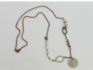 Copper Necklace with Accents
