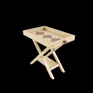 Pine Wood Folding Tray Table