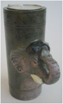 wooden tea light elephant new design candle