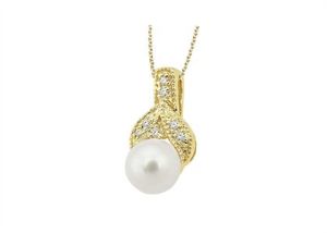 Gold Plated Pearl Pendants