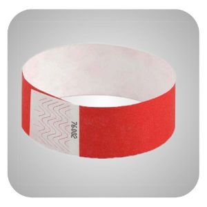 Tyvek Adhesive Paper RFID Wristband