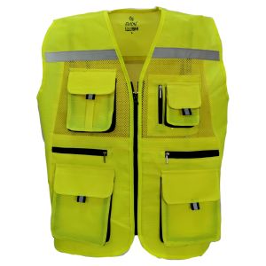 Evion ES-16200 Yellow Reflective Safety Jacket