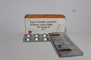 Trypsin, Bromelain, Rutoside And Diclofenac Sodium Tablets
