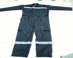 navy blue safety dangri suit