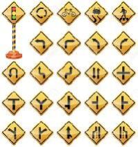 traffic safety signs