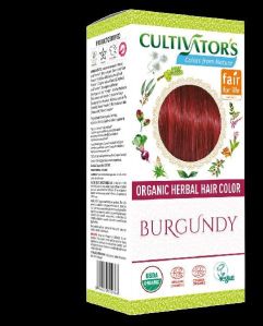 Organic Herbal Hair Color Burgundy