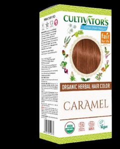 Organic Herbal Hair Color Caramel