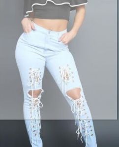 LACE HER STRETCH JEANS