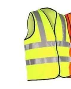 Polyester Green And Grey Safety Reflective Vest, For Construction, Size:  Free Size at Rs 100 in Ajmer