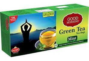 Good Morning Green Tea Mint Tea Bags