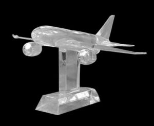 Crystal Aeroplane Model