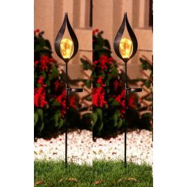 Wonderland Set of 2 : Decorative solar light Garden Stick