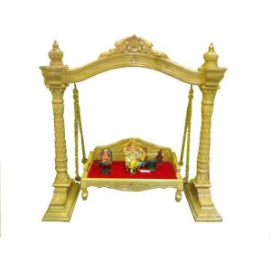 Handcrafted Golden Meenakari Jhula