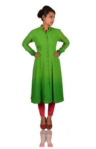 Royal Blue Green Kurta