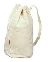 Cotton Bag with Round Bottom, with Shoulder Strap