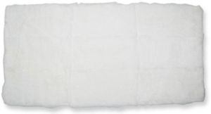 White Rex Rabbit Fur Plate