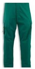 Green Formal Doctor Pants