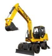 Haitui HEW 90 Wheel Excavator, Packaging Type : yellow