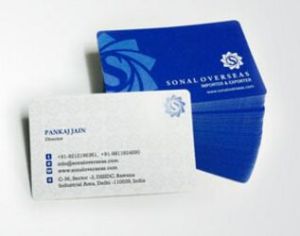 multi color visiting card