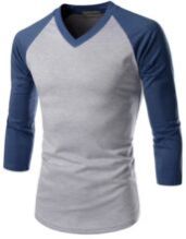 Custom Cotton Raglan T-shirts Wholesale Custom 100% Polyester Men Casual Blank Raglan Athletic Plain T Shirt