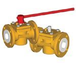 PTFE Lined Plug Valves