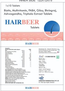 Hair Beer Tablet