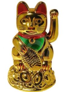 golden fensghui ingots welcome cat