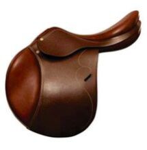 Brown Leather Jumping Horse Saddle