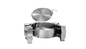 Steam cooking vessel