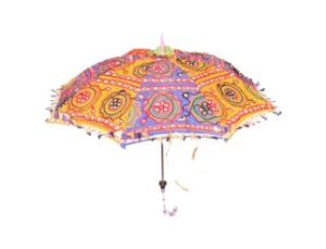 Cotton Hand Made Color Full Umbrella