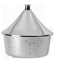 Skyra Skyserv Induction Hammered Steel Round 4 Ltr Tagine With Food Pan