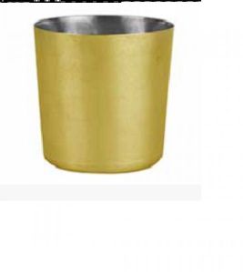 Skyra Vegas Vintage Gold Finish French Fry Cup