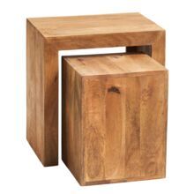 Modern Wooden Furniture Nest of 2 Table