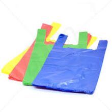 clean shopping vest plastic bag