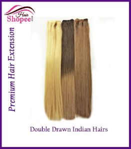 Double Drawn Indian Hairs - HairShopee Remy Indian Human Hairs