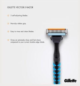 Gillette Vector3® Razor