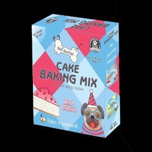 CAKE BAKING MIX FOR DOGS (RED VELVET)