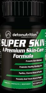 Detonutrition ACNE SUPERSKIN CAPSULES (100% Natural, 60 Capsules)