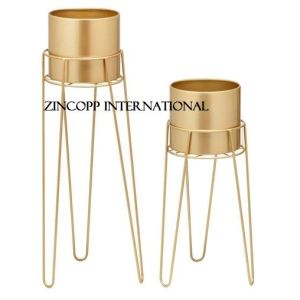 Zincopp Iron Planter Pot With Stands