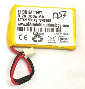 3.7V 700mAh Lithium Ion Battery