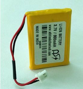 3.7V/800mAh Electric Vehicle Lithium Ion Battery