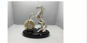 Metal Horse Clock