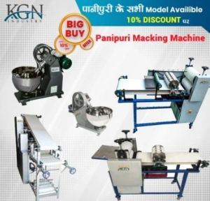 Semi Automatic Pani Puri Making Machine