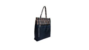 Threesters Nylon Shopping bag with Zipper