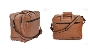 Threesters Faux Leather Travel Bag