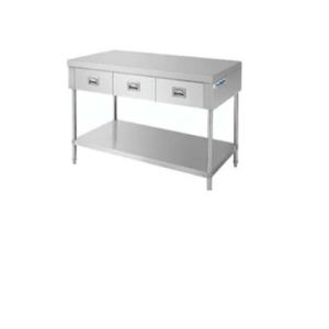 Stainless Steel Drawer Table