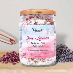 piccus rose lavender body foot bath spa luxury salt