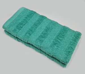 Rekhas Premium 100% Cotton Towel for Sports, Gym & Workout  Unisex  Super Absorbent  Turq Blue