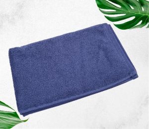 Rekhas Premium Cotton Hand Towel  Super Absorbent  Soft & Quick Dry  Anti-Bacterial  Dark Blue