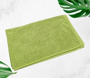 Rekhas Premium Cotton Hand Towel  Super Absorbent  Soft &amp;amp; Quick Dry  Anti-Bacterial  Green